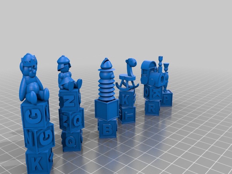 切斯特玩具3D打印模型