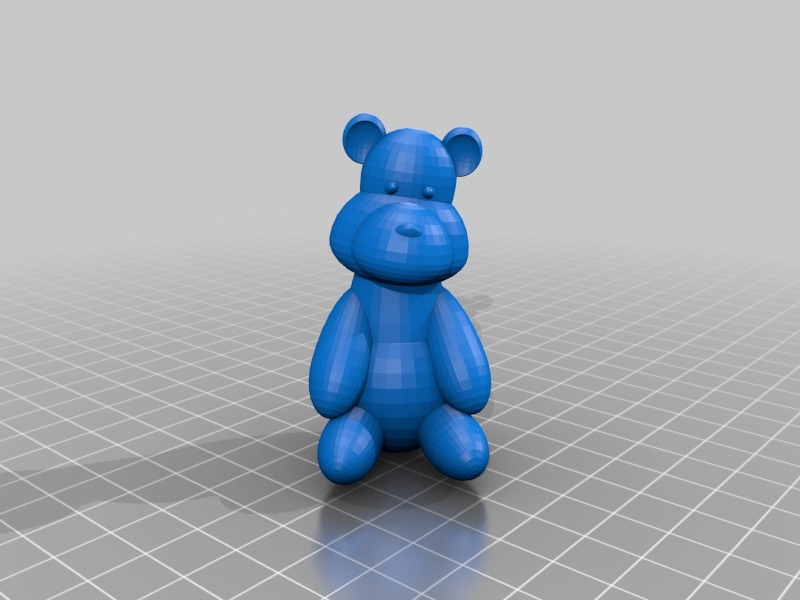 泰迪熊3D打印模型