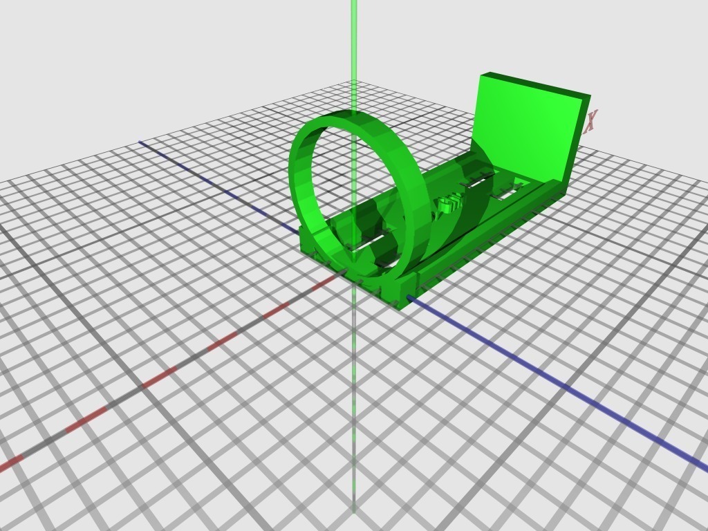 电动牙刷架3D打印模型