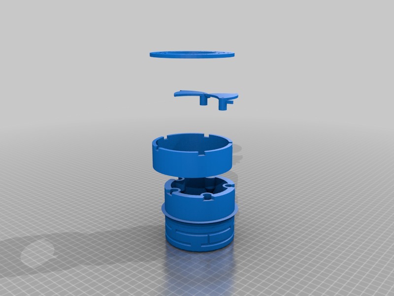 装饰虹膜盒3D打印模型