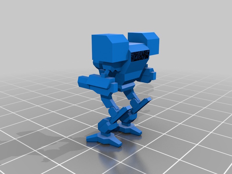 机械机器人3D打印模型