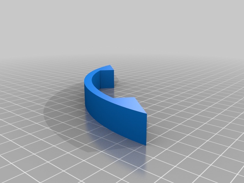 简易门把手3D打印模型