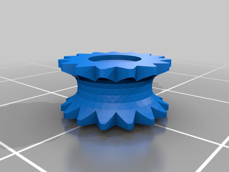 手动风动表壳3D打印模型
