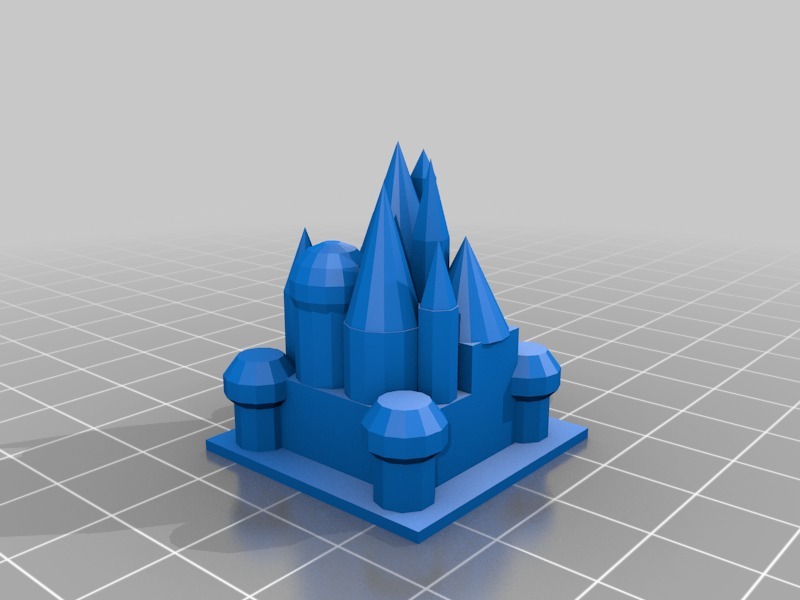 城堡3D打印模型