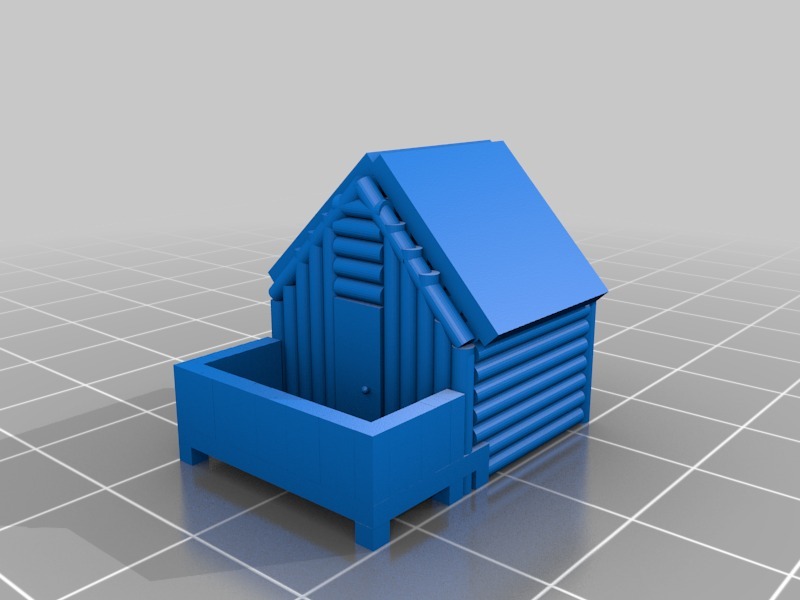 小木屋3D打印模型