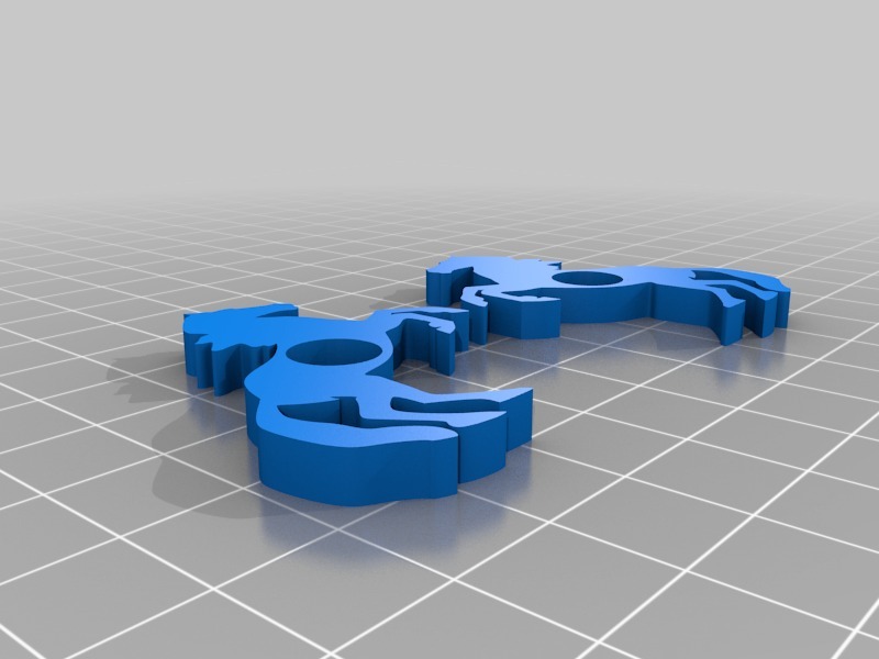 马造型磁铁3D打印模型