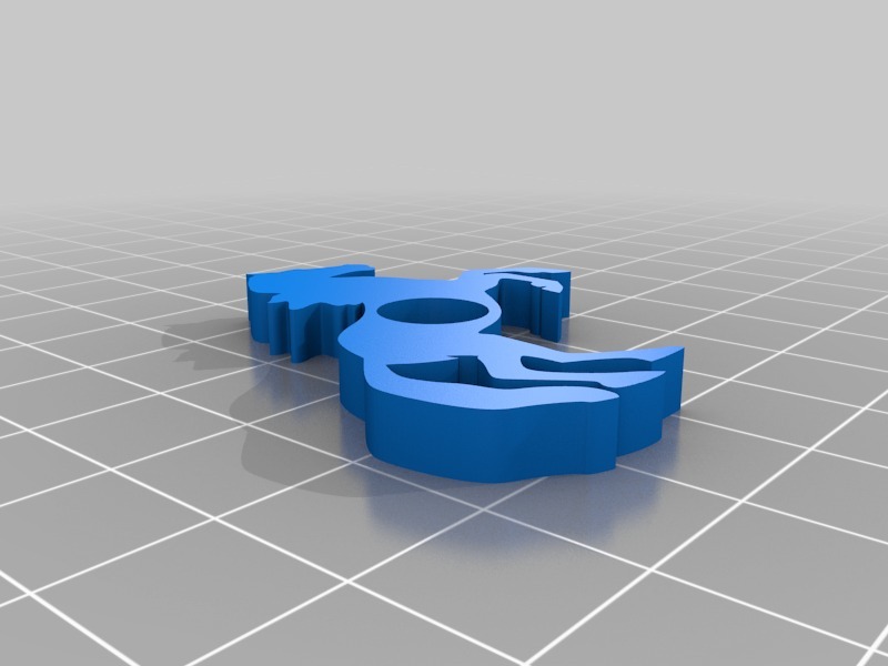 马造型磁铁3D打印模型