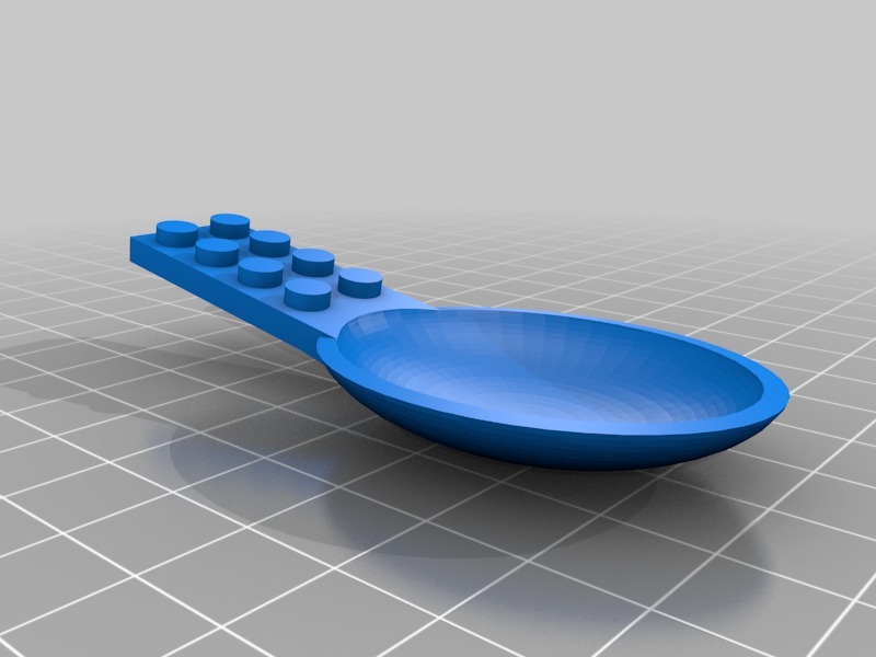 乐高勺子3D打印模型
