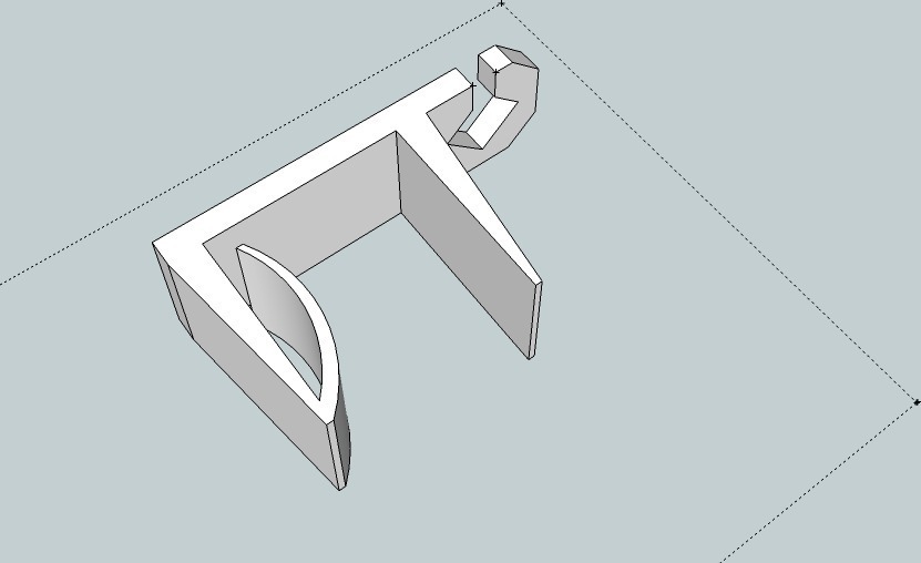 电缆固定夹3D打印模型