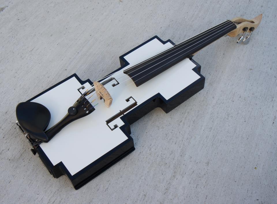 8位小提琴3D打印模型