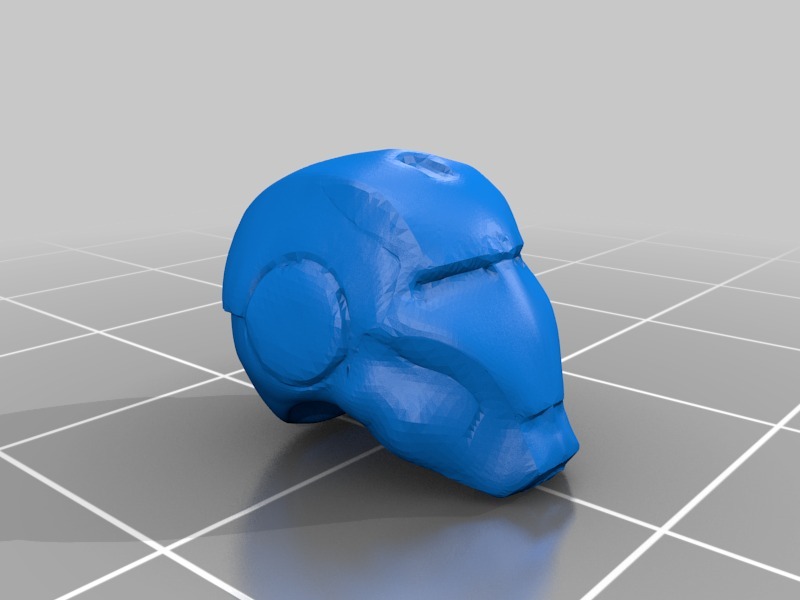 雕刻的钢铁侠模型3D打印模型