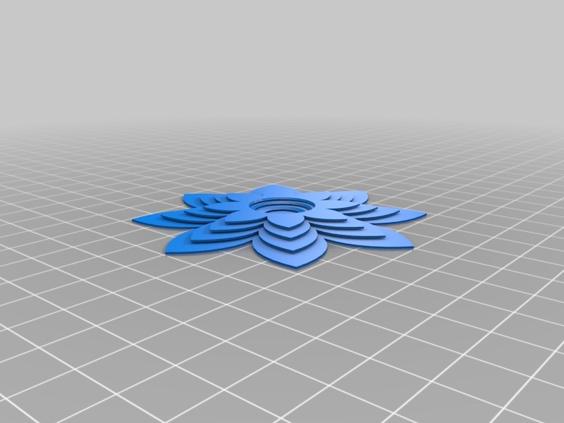 莲花3D打印模型