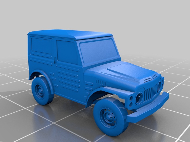 铃木汽车玩具3D打印模型