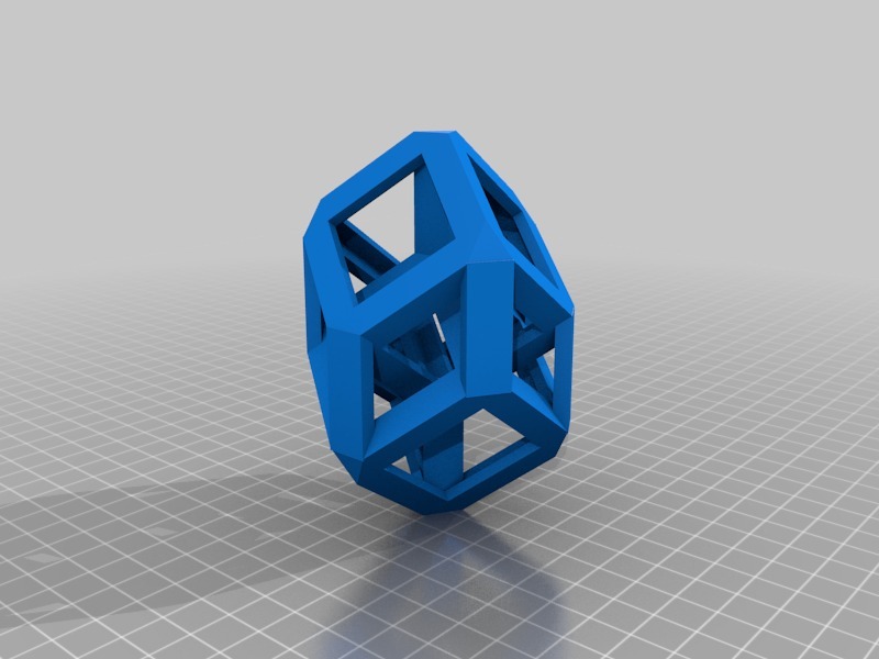 正方体3D打印模型