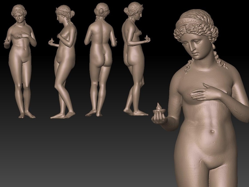 古代维纳斯艺术雕塑3D打印模型