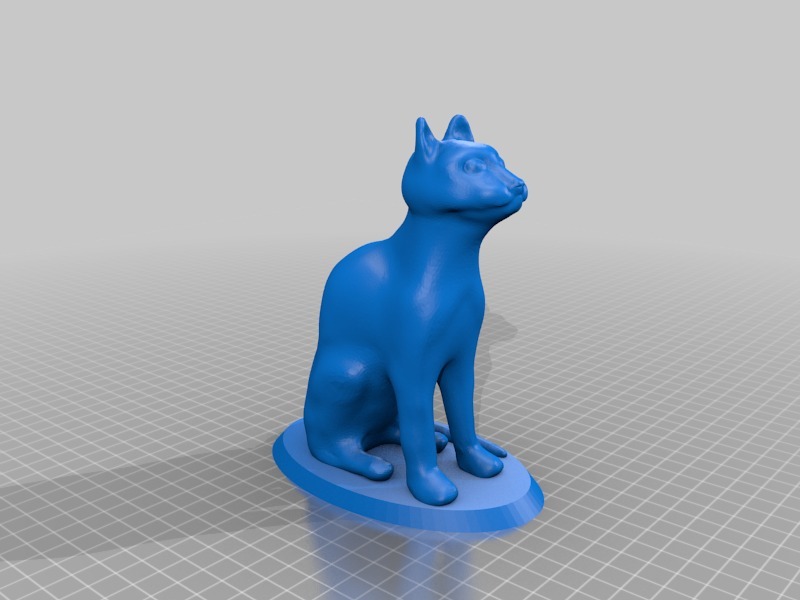 猫3D打印模型