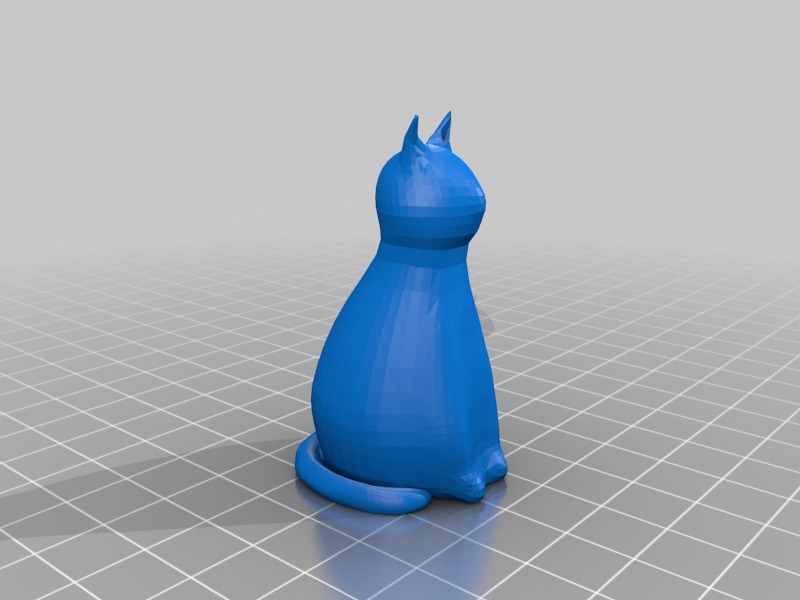 露西猫3D打印模型