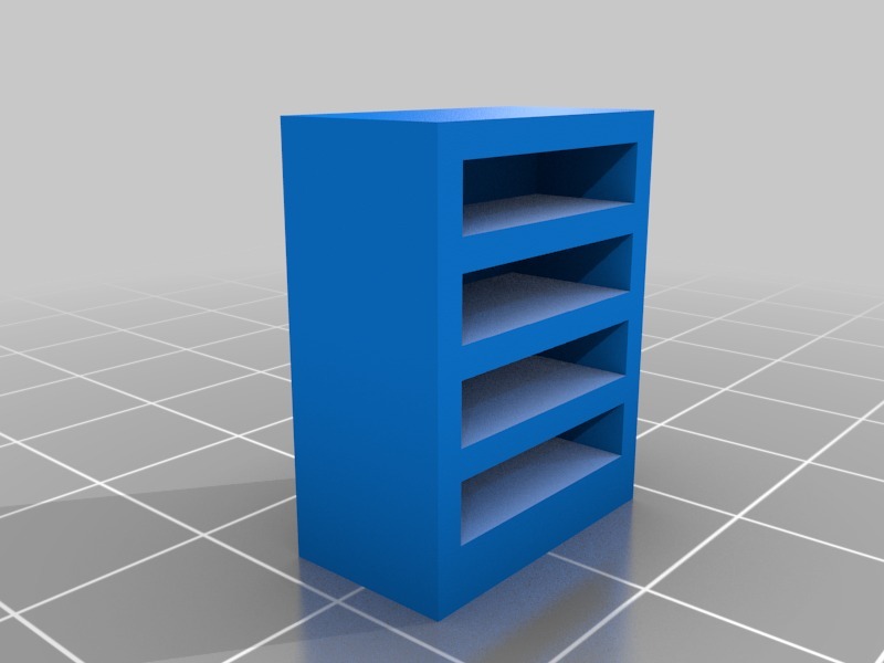 书架3D打印模型