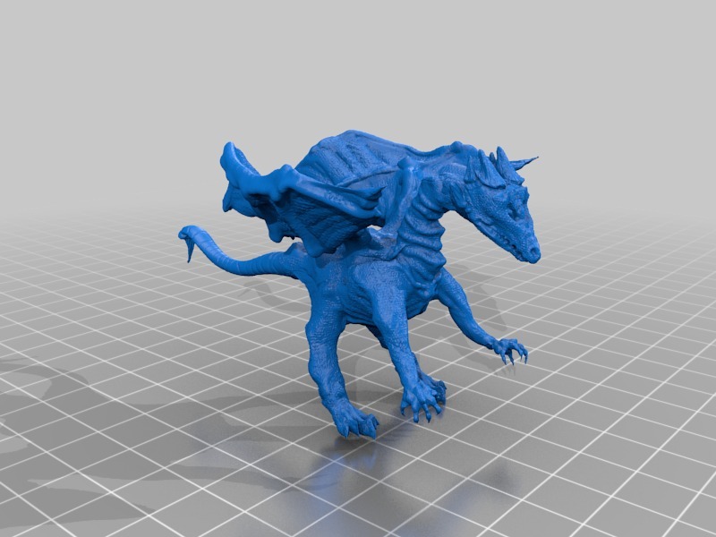 龙3d模型3D打印模型
