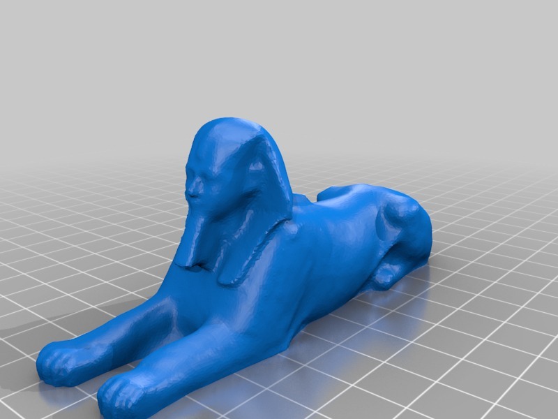 金字塔雕塑3D打印模型