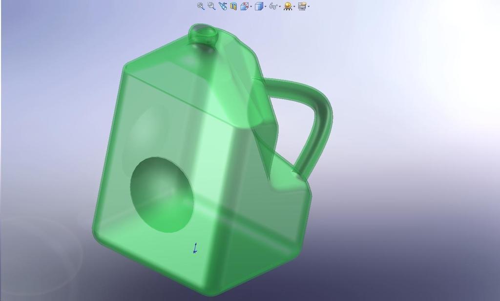 100ml牛奶纸盒3D打印模型