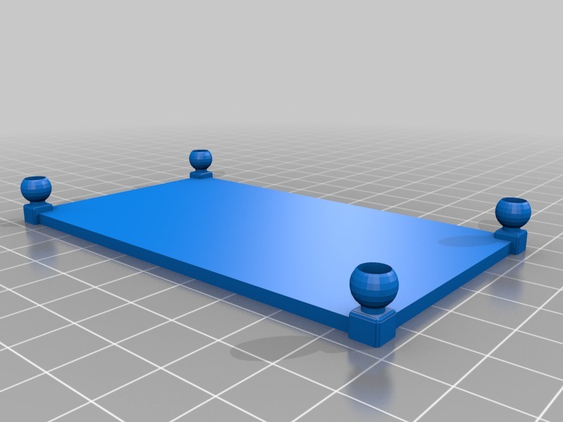 床3D打印模型