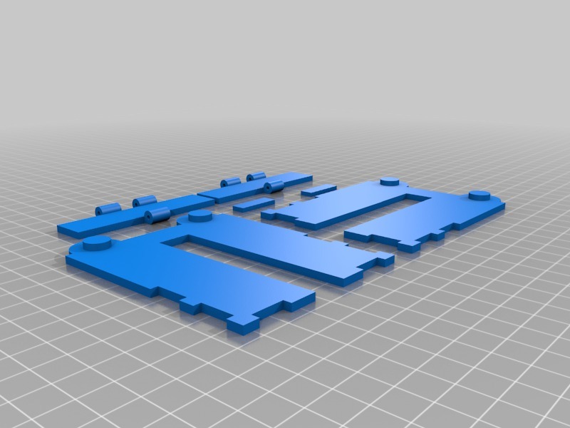 大型齿轮MTG箱3D打印模型