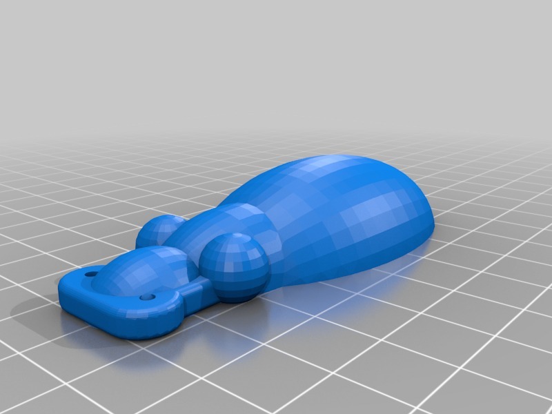 河马3D打印模型