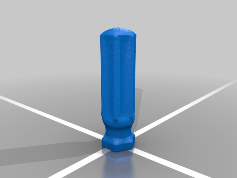 标准螺丝刀3D打印模型