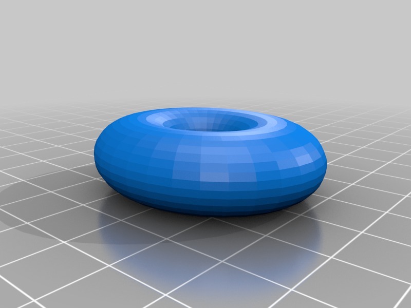 甜甜圈3D打印模型