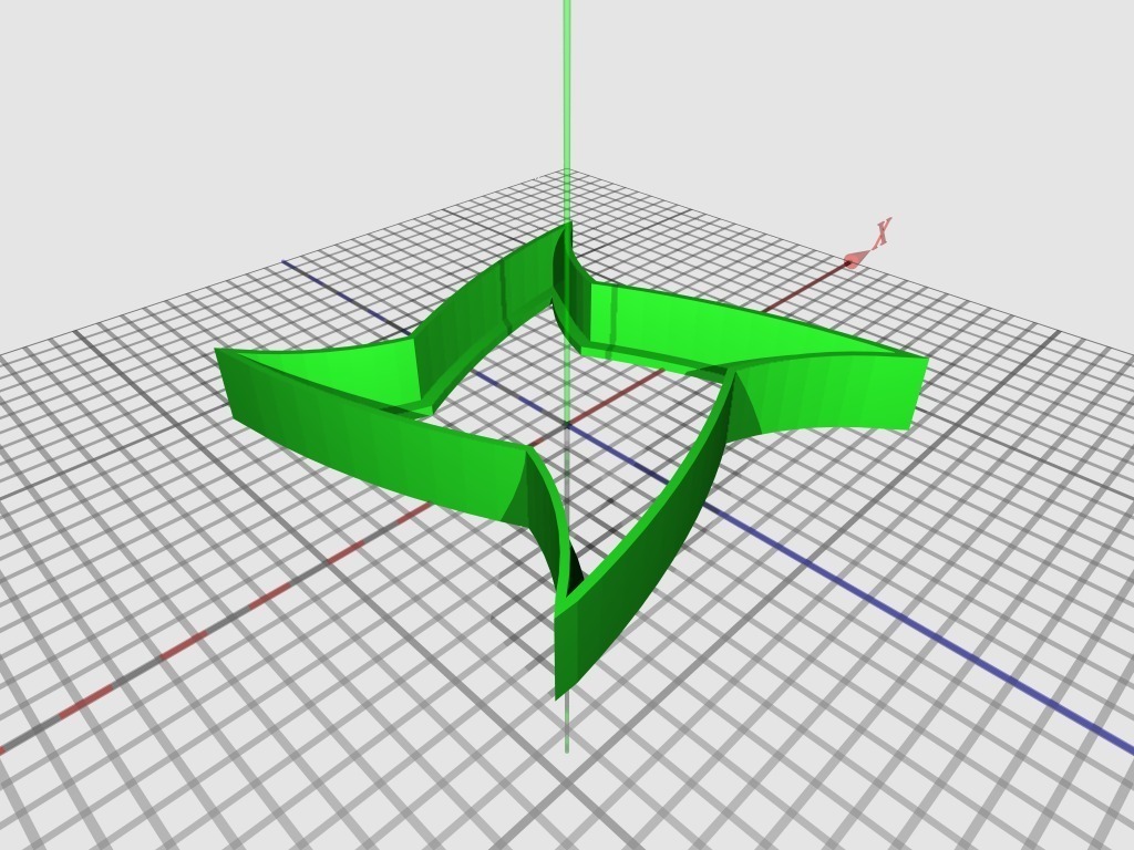 忍者飞镖造型饼干模具3D打印模型
