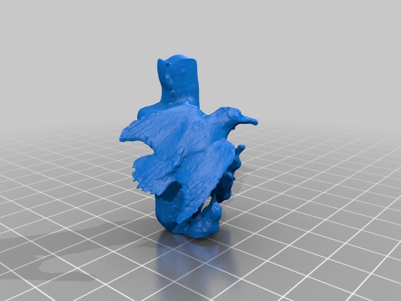 啄木鸟3D打印模型