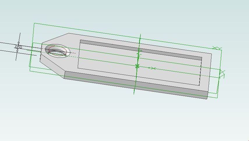 钥匙扣3D打印模型