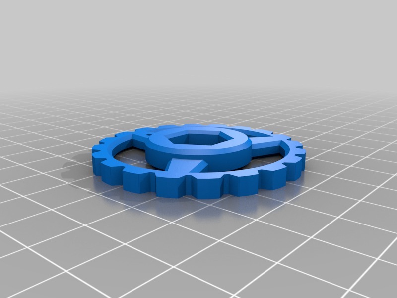 32位齿轮3D打印模型