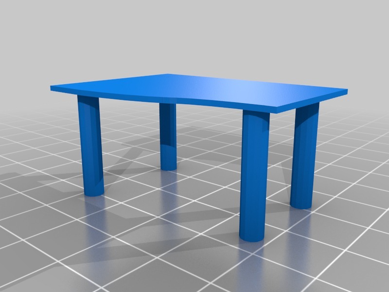圆桌3D打印模型