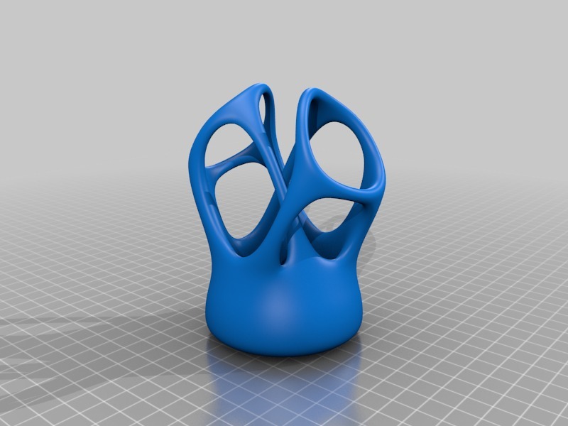 暹罗兰花艺术陶瓷3D打印模型