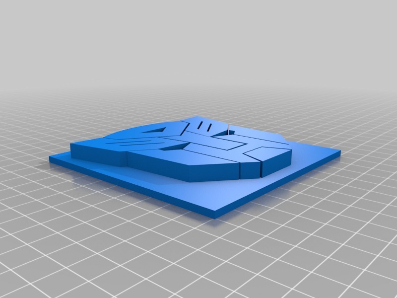 变形金刚版画3D打印模型