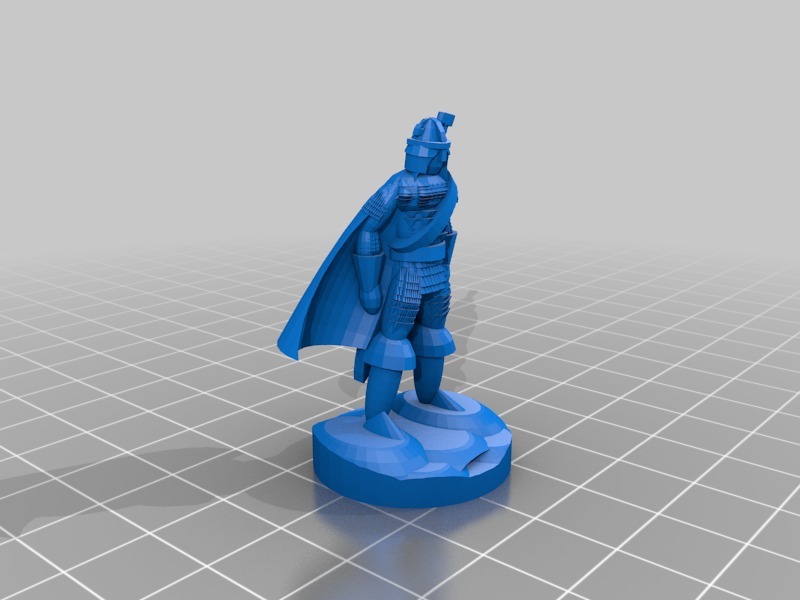 北方勇士与巨剑3D打印模型