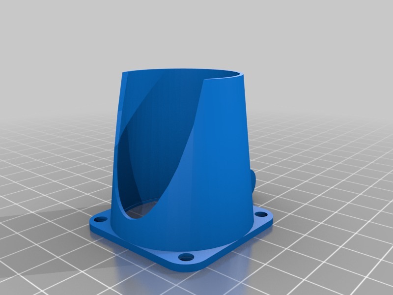 40毫米风扇管道3D打印模型