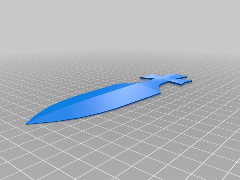 匕首模型3D打印模型
