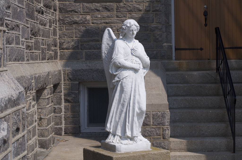 哭泣的天使艺术雕像3D打印模型