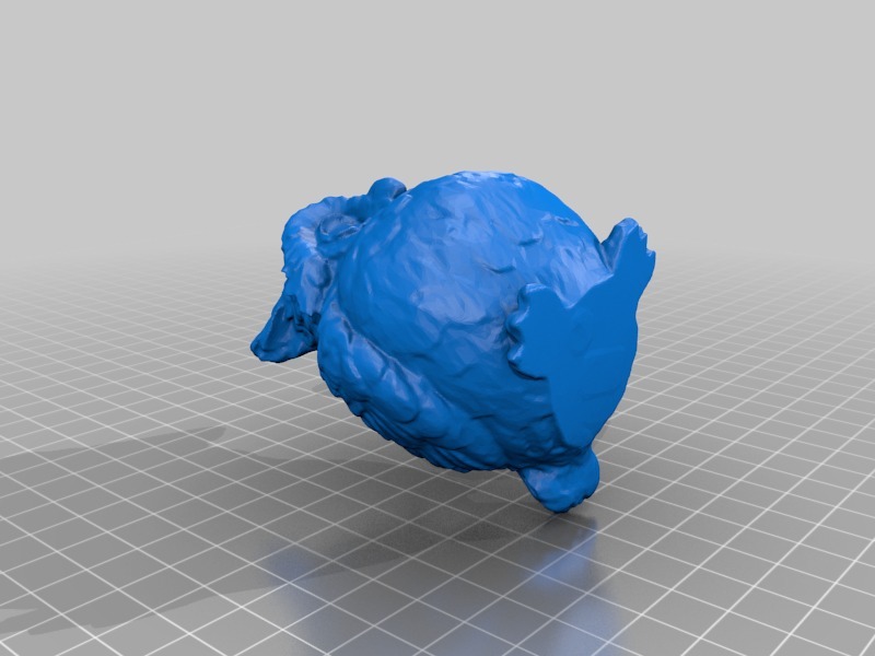 可爱的小猫头鹰3D打印模型