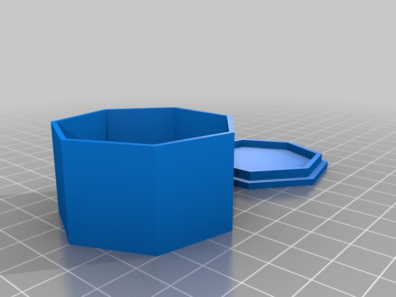 多角盒子3D打印模型