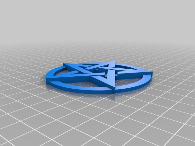 五角星3D打印模型
