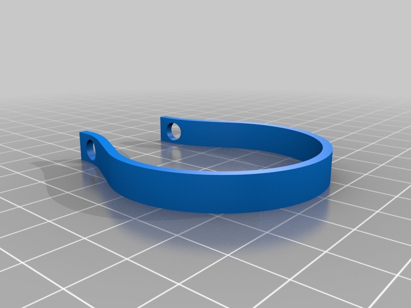 手动风扇3D打印模型