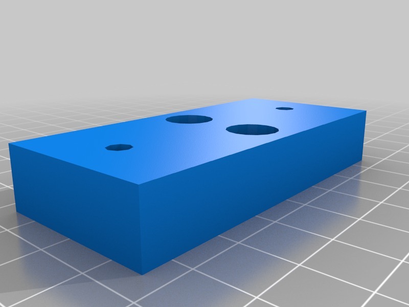 简易宜家LED鹅颈灯安装支架3D打印模型