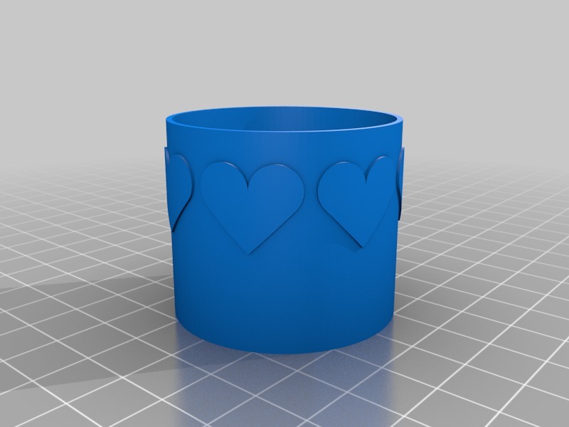 香薰蜡烛容器3D打印模型