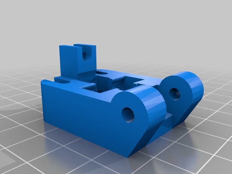 小型J型头快速挤出机3D打印模型