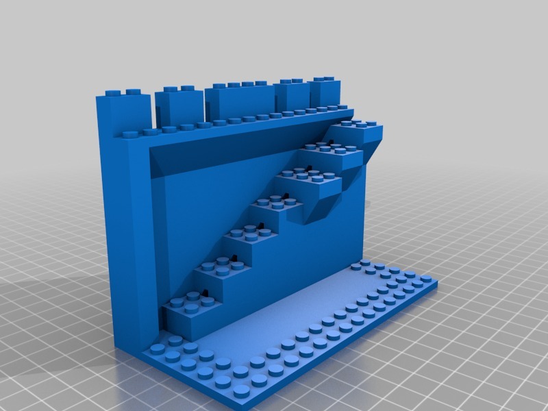 城堡玩具套件3D打印模型