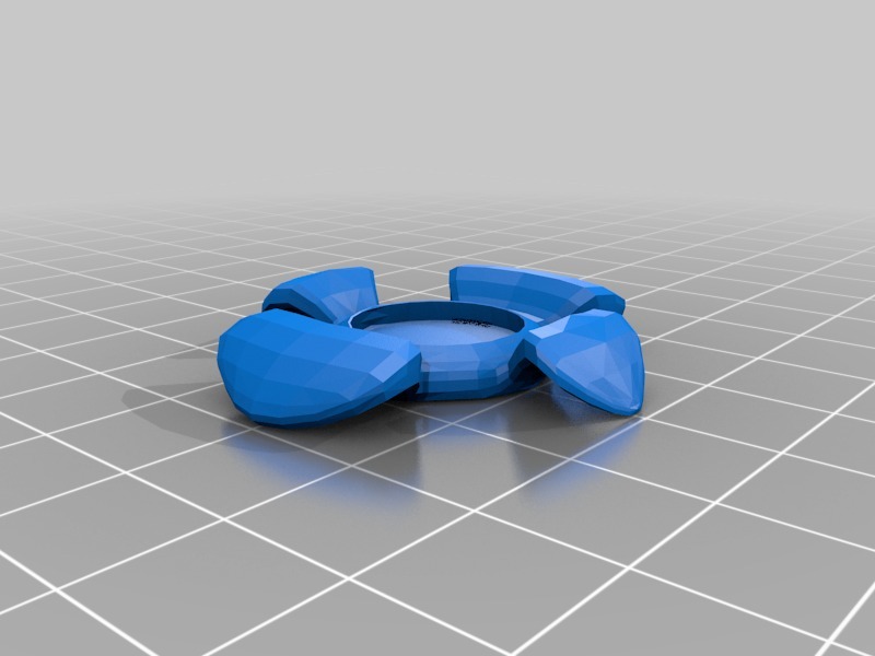 玫瑰3D打印模型